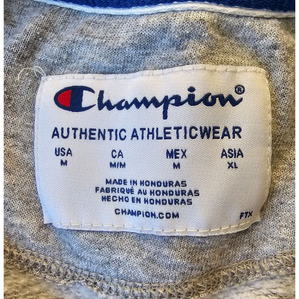 Champion Powerblend Gray Crewneck Sweatshirt Women’s Medium Athleisure - Picture 6 of 10